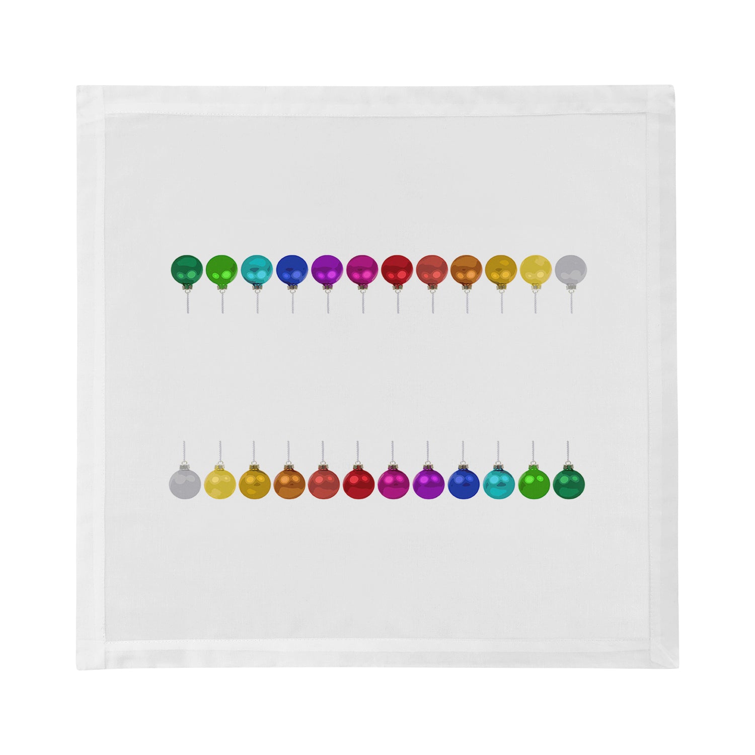 Merry Everything No Writing I Cotton Sateen Dinner Napkins