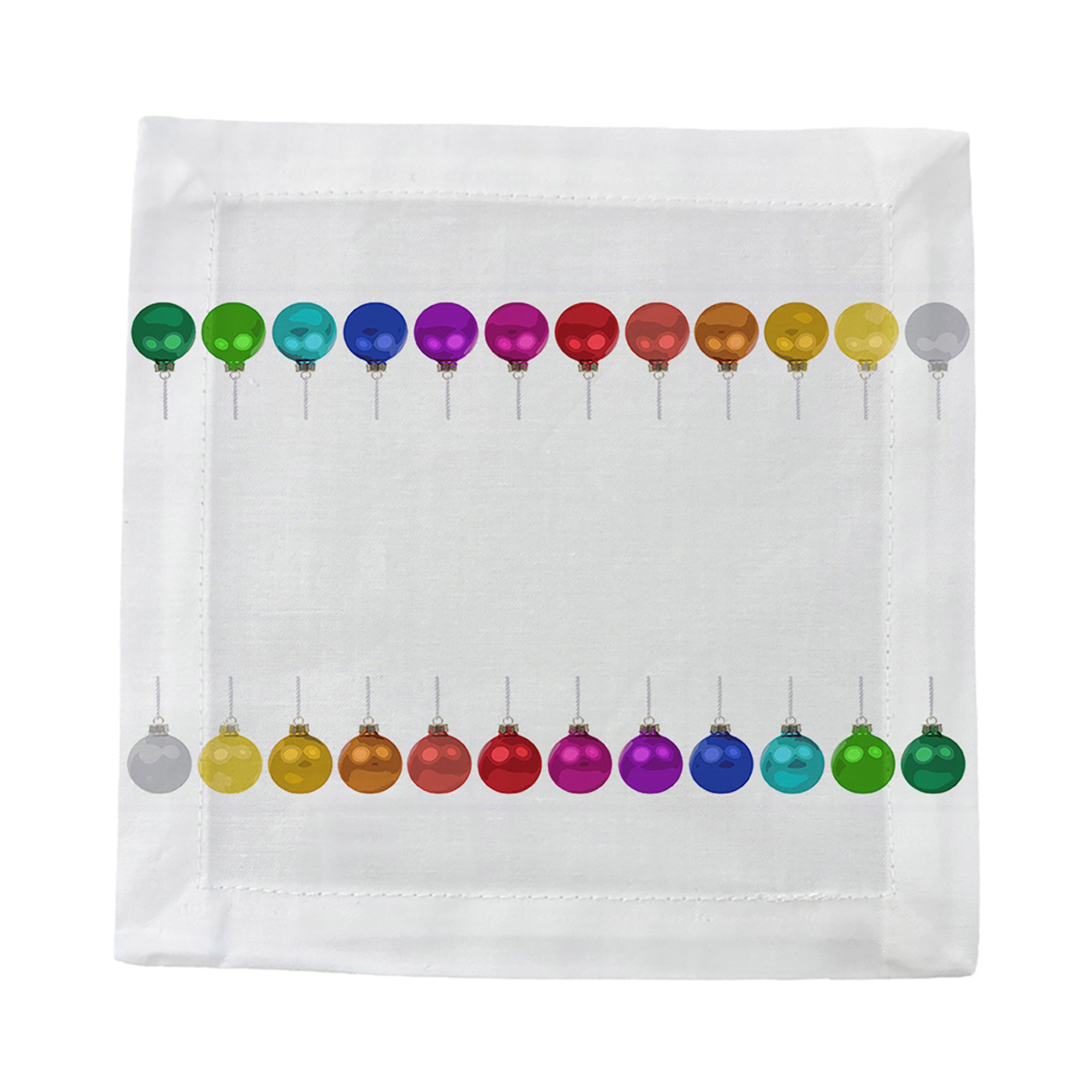 Merry Everything No Writing I Cotton Sateen Cocktail Napkins