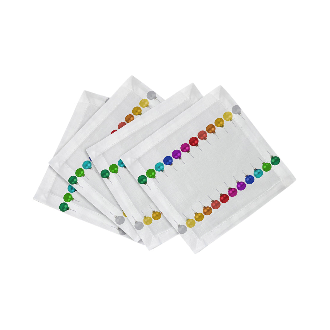 Merry Everything No Writing I Cotton Sateen Cocktail Napkins