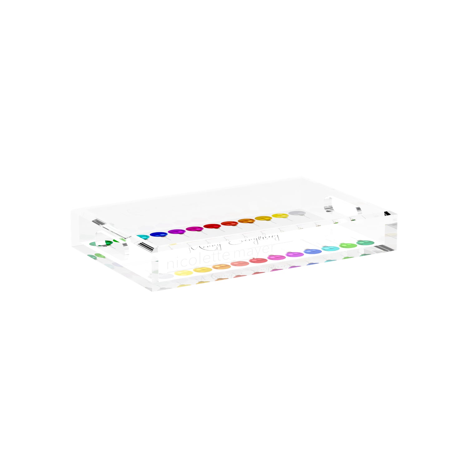 Merry Everything! 12.5X7.75 Acrylic Tray - nicolettemayer.com
