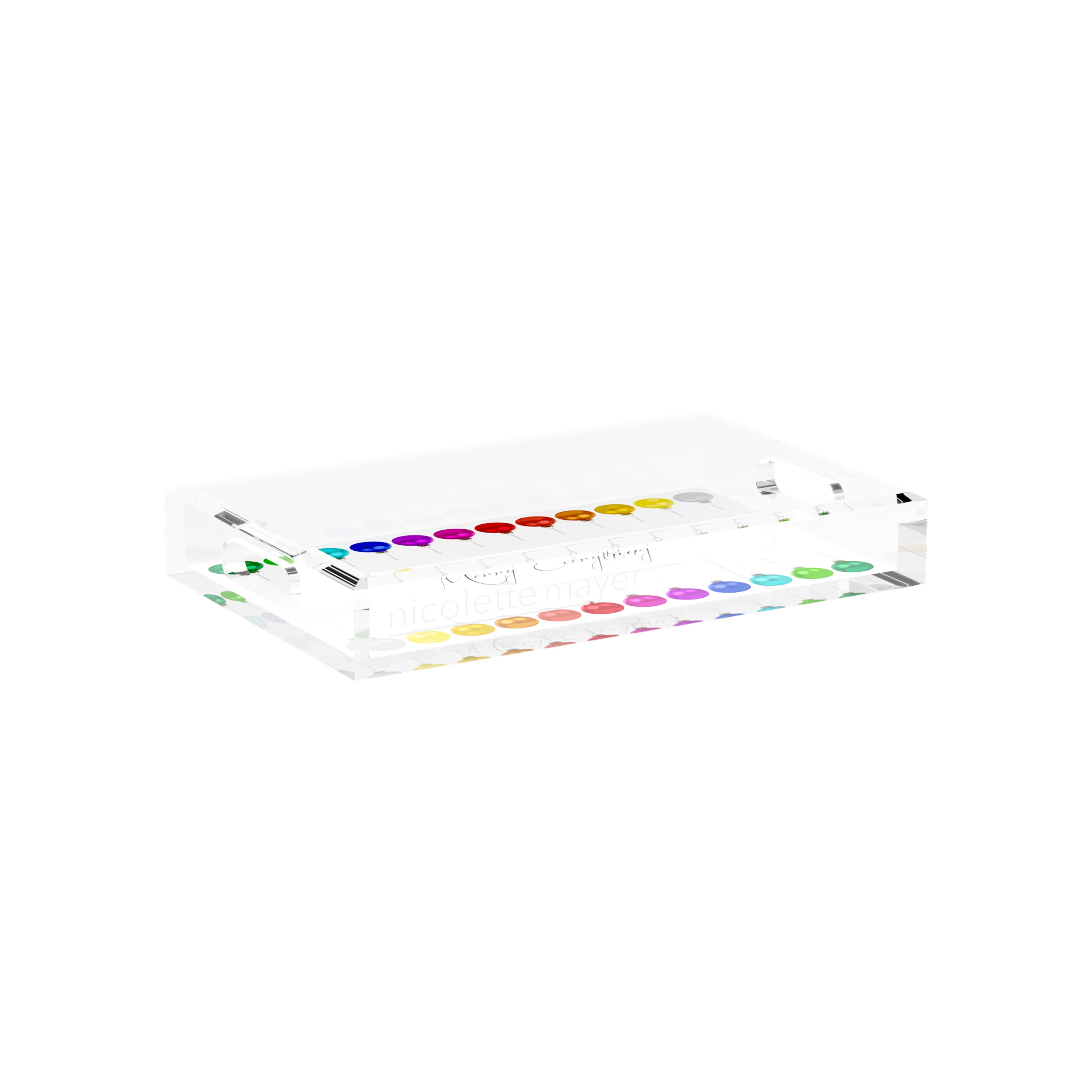 Merry Everything! 12.5X7.75 Acrylic Tray - nicolettemayer.com
