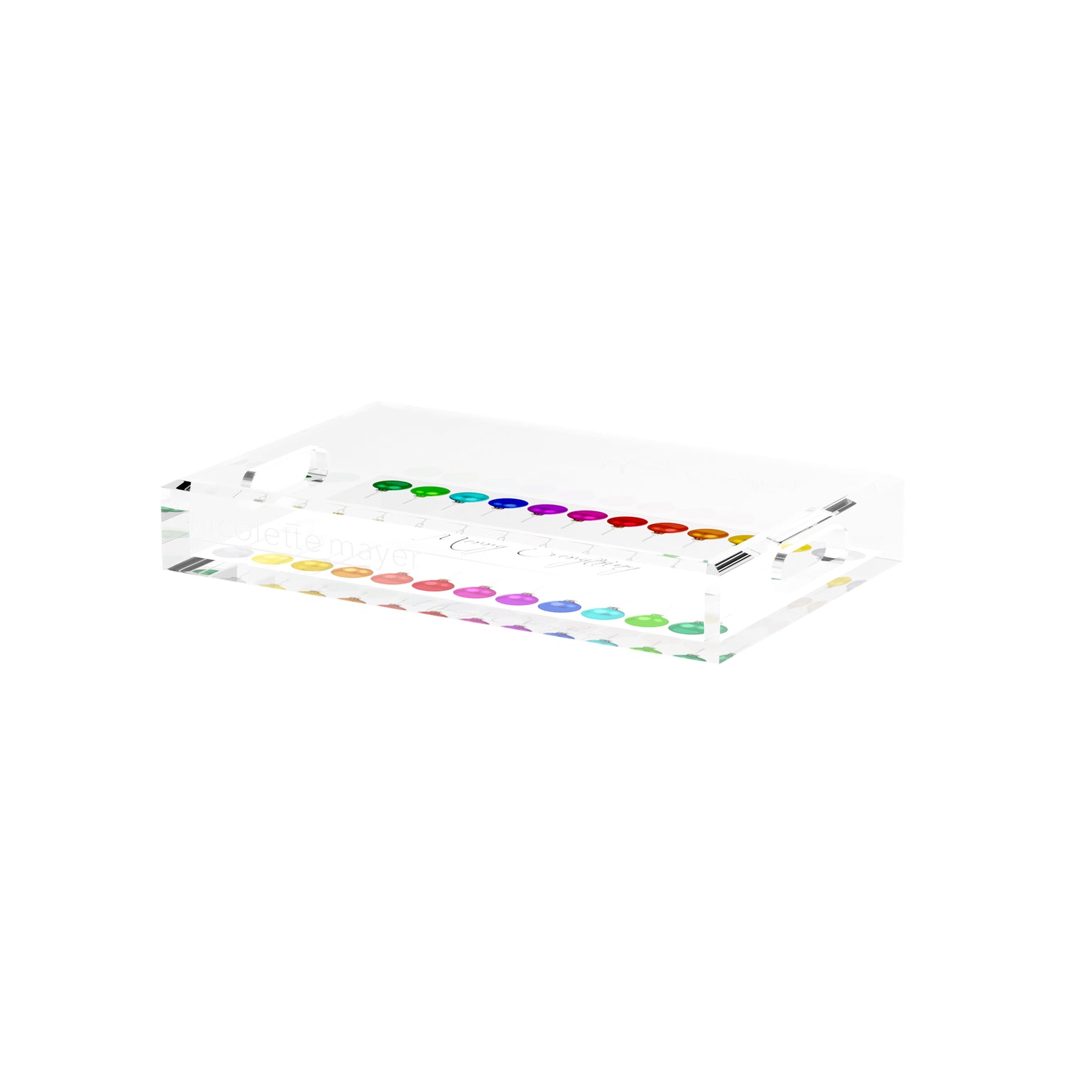 Merry Everything! 12.5X7.75 Acrylic Tray - nicolettemayer.com
