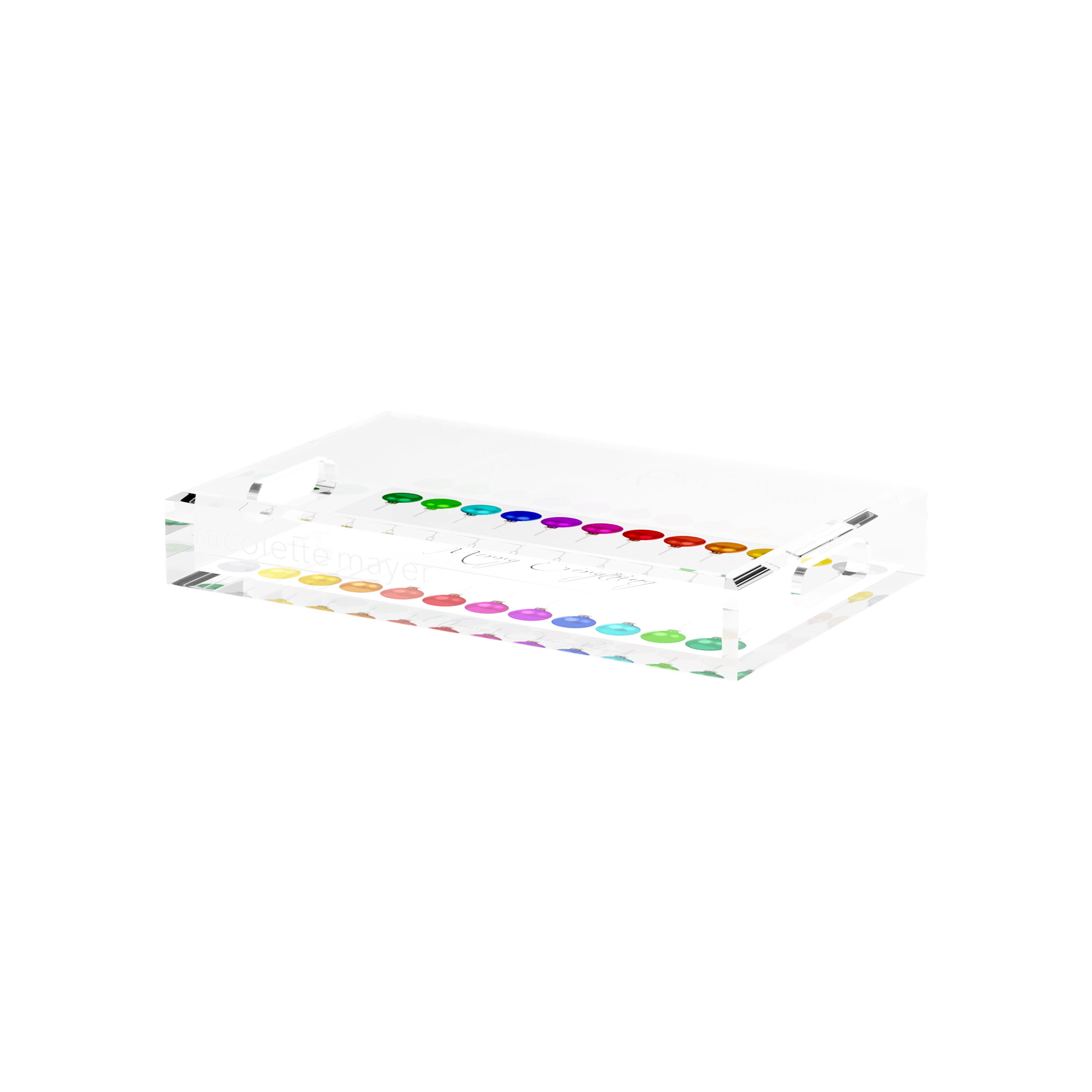 Merry Everything! 12.5X7.75 Acrylic Tray - nicolettemayer.com
