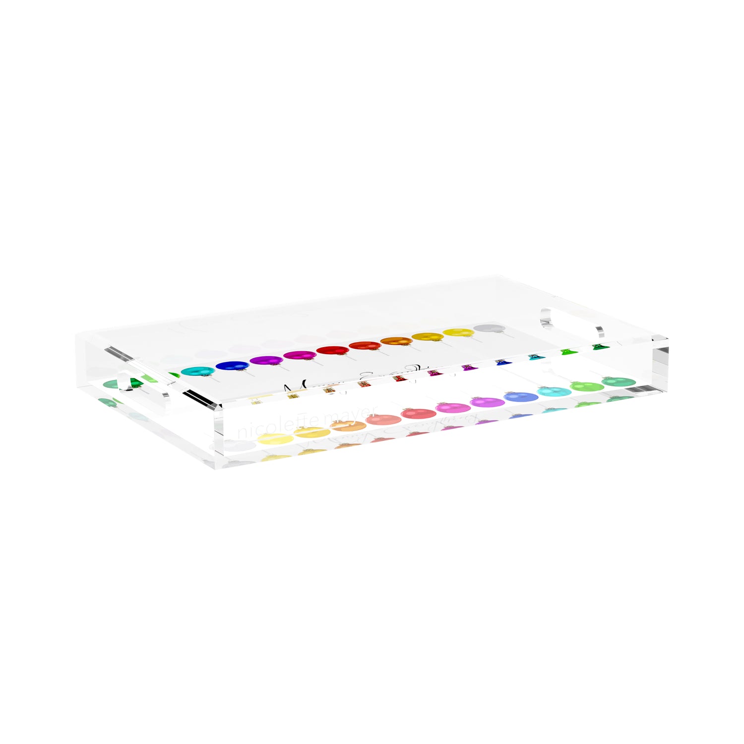 Merry Everything! 17X10.5 Acrylic Tray - nicolettemayer.com
