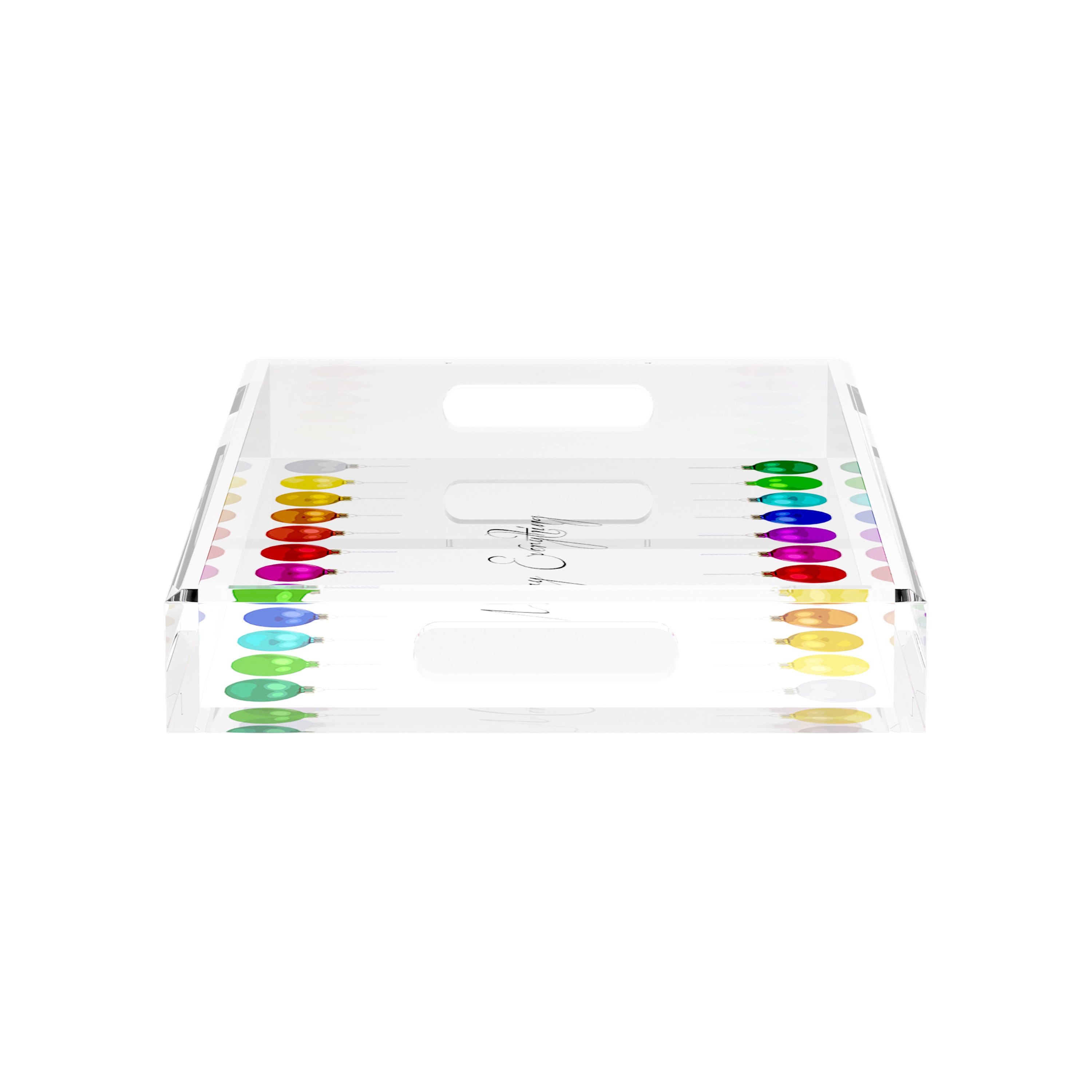 Merry Everything! 17X10.5 Acrylic Tray - nicolettemayer.com
