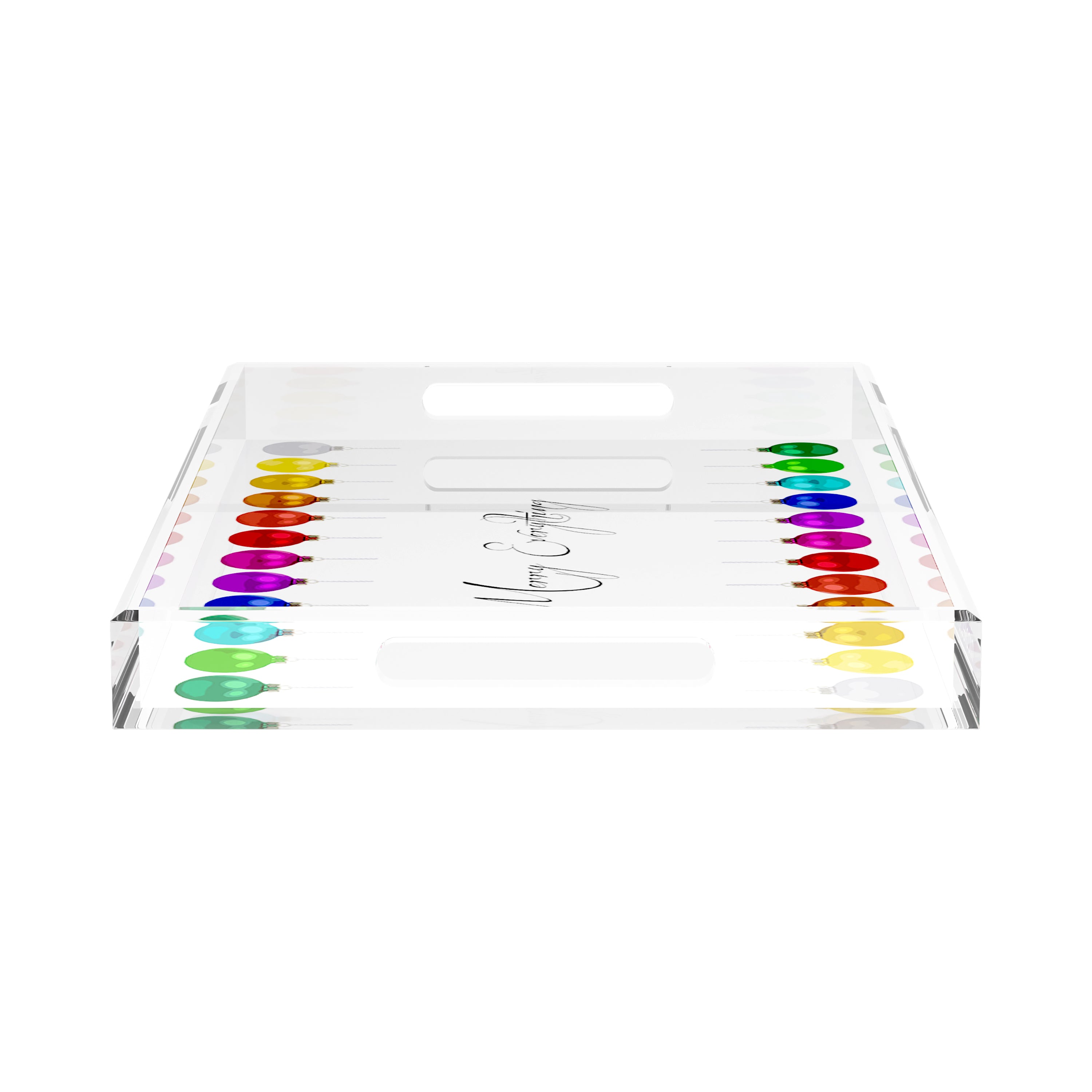 Merry Everything! 22.5X14.5 Acrylic Tray - nicolettemayer.com

