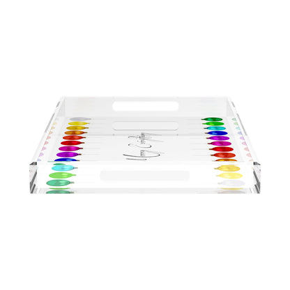 Merry Everything! 22.5X14.5 Acrylic Tray - nicolettemayer.com

