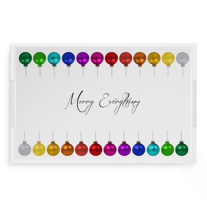 Merry Everything! 22.5X14.5 Acrylic Tray - nicolettemayer.com
