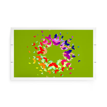 Metamorphosis Acrylic Rectangle Decorative Tray, by Nicolette Mayer 