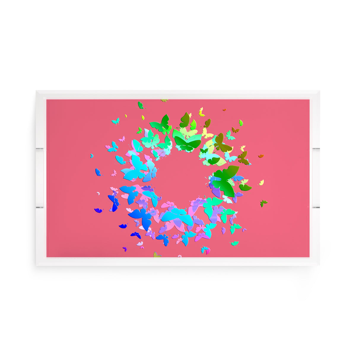 Metamorphosis Acrylic Rectangle Decorative Tray, by Nicolette Mayer 