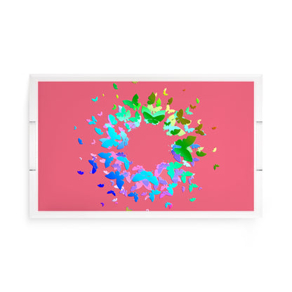 Metamorphosis Acrylic Rectangle Decorative Tray, by Nicolette Mayer 