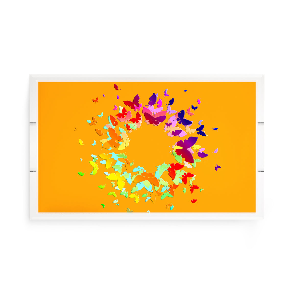 Metamorphosis Acrylic Rectangle Decorative Tray, by Nicolette Mayer 