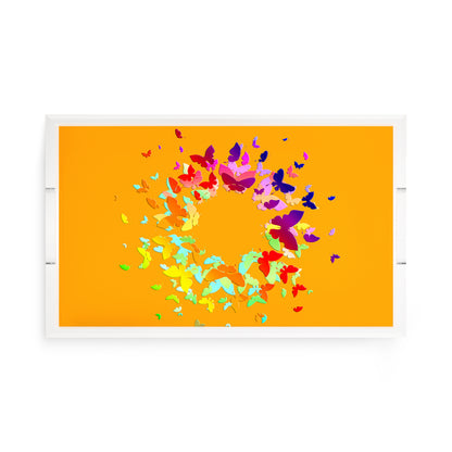 Metamorphosis Acrylic Rectangle Decorative Tray, by Nicolette Mayer 