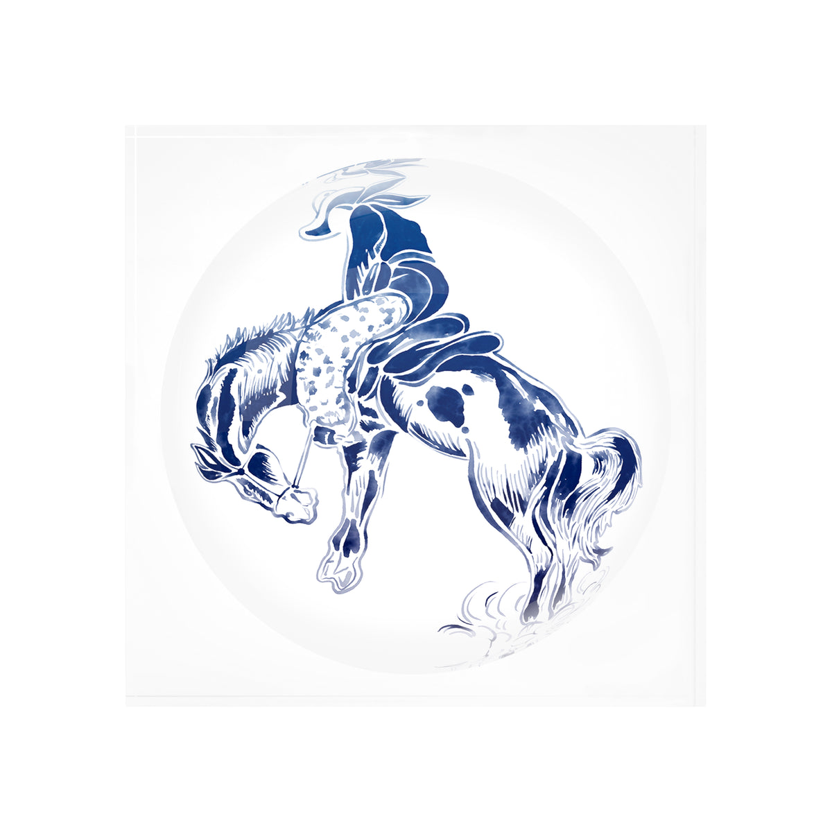 Midnight Cowboy XOXO Acrylic Candy Catchall Dish, 6 x 6 in., 8 x 8 in. by Nicolette Mayer