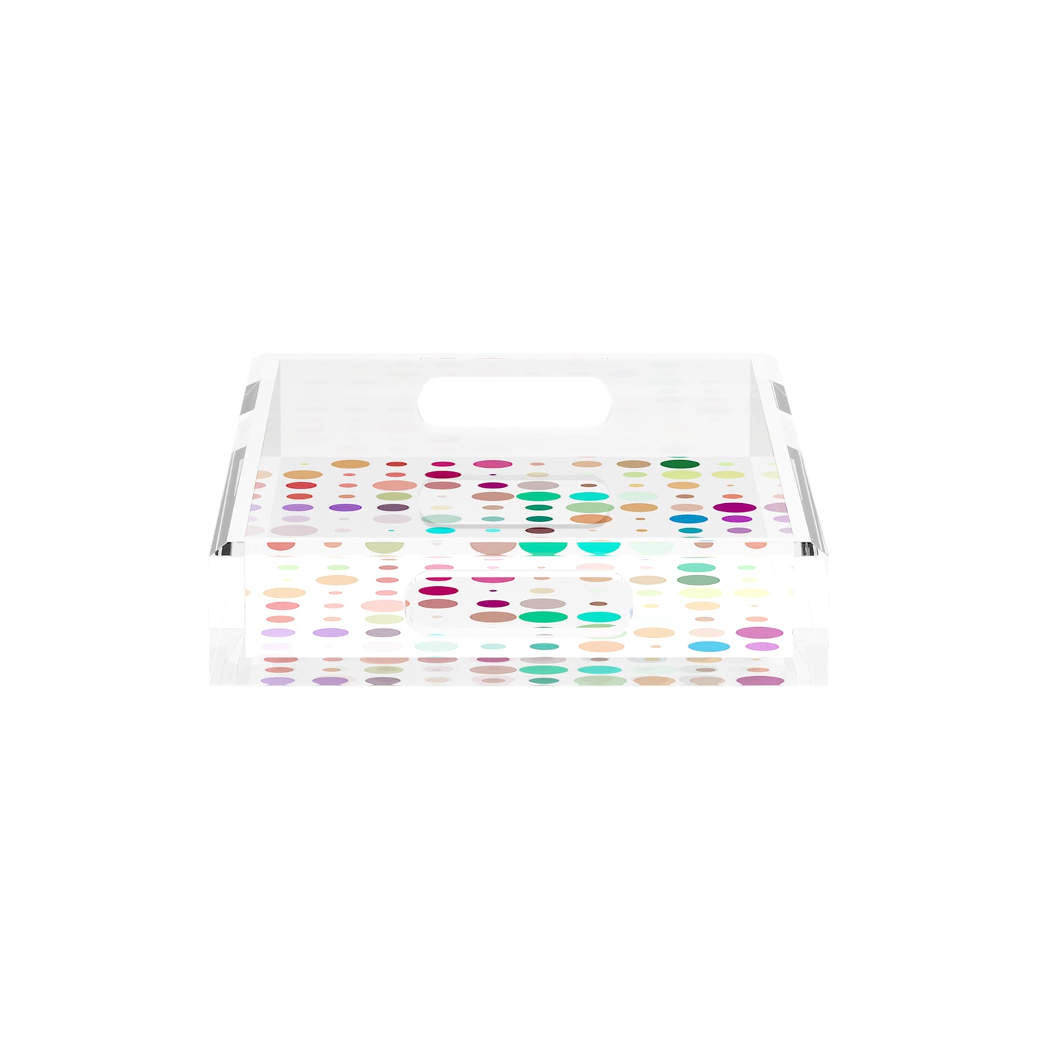 Mod Confetti Andre 12.5X7.75 Acrylic Tray - nicolettemayer.com
