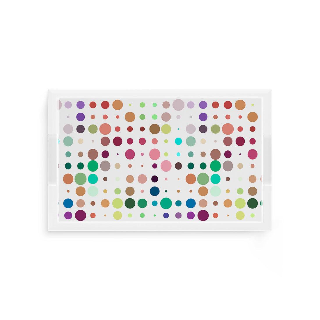 Mod Confetti Andre 12.5X7.75 Acrylic Tray - nicolettemayer.com
