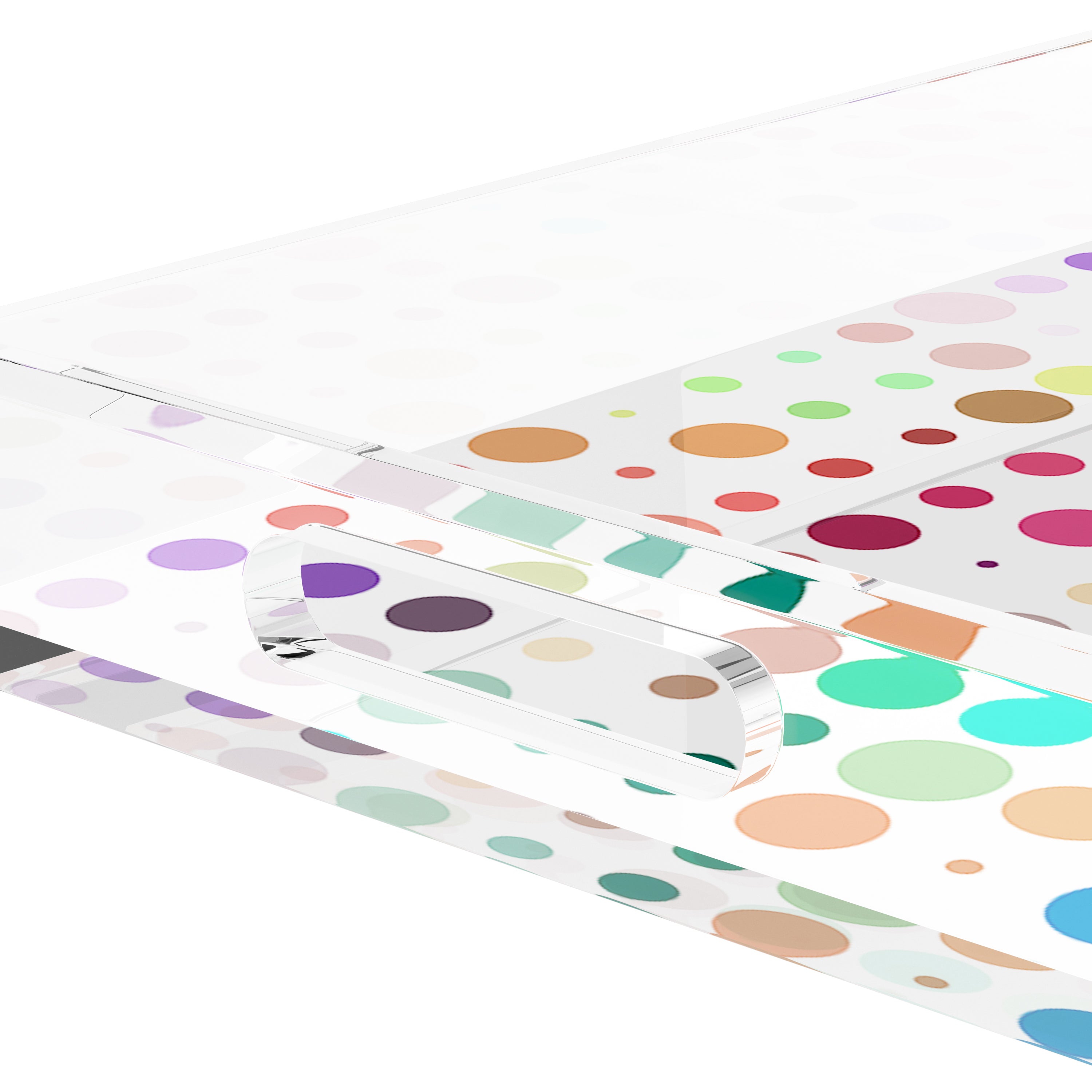 Mod Confetti Andre 12.5X7.75 Acrylic Tray - nicolettemayer.com
