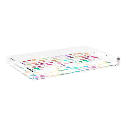 Mod Confetti Andre 22.5X14.5 Acrylic Tray - nicolettemayer.com
