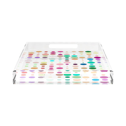Mod Confetti Andre 22.5X14.5 Acrylic Tray - nicolettemayer.com
