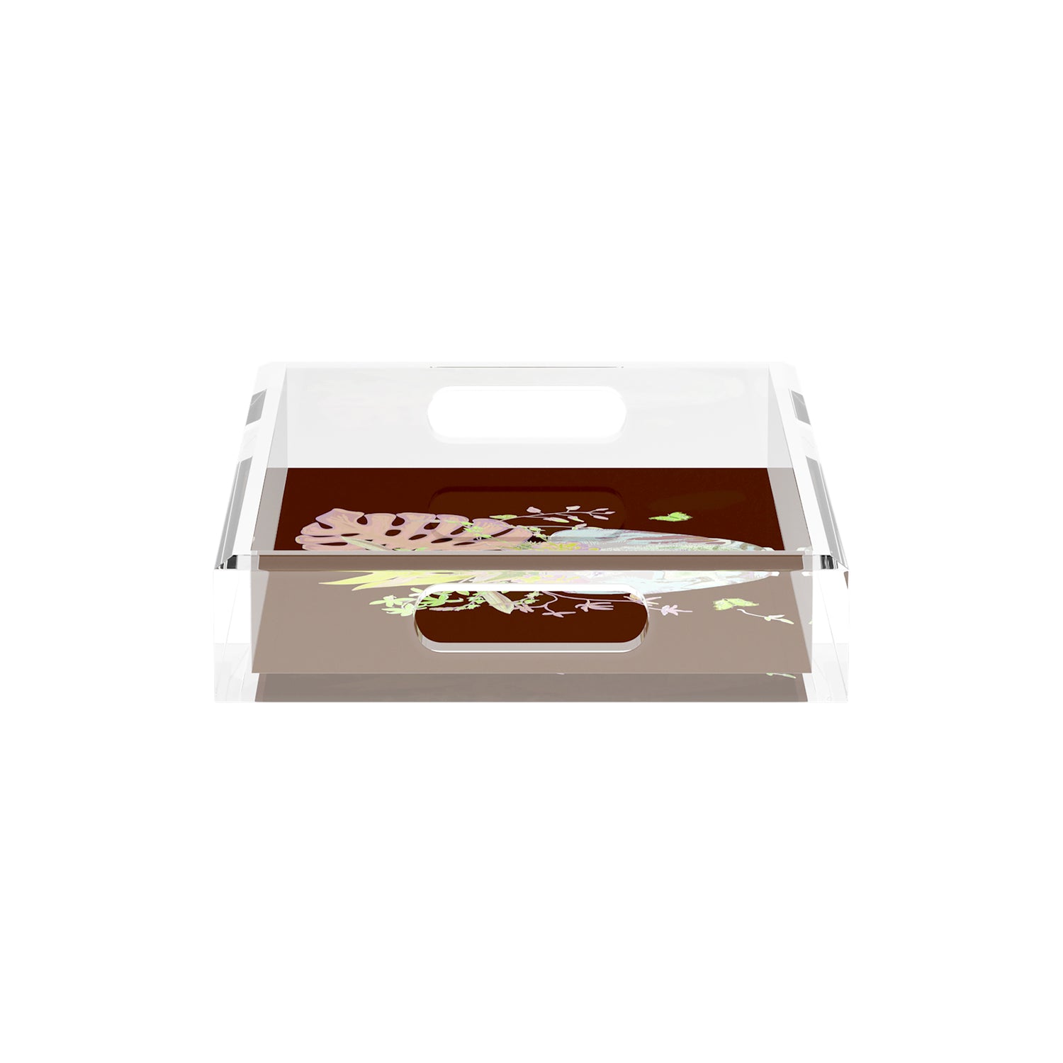 Monkey Large Jungle Chocolatte 12.5X7.75 Acrylic Tray - nicolettemayer.com
