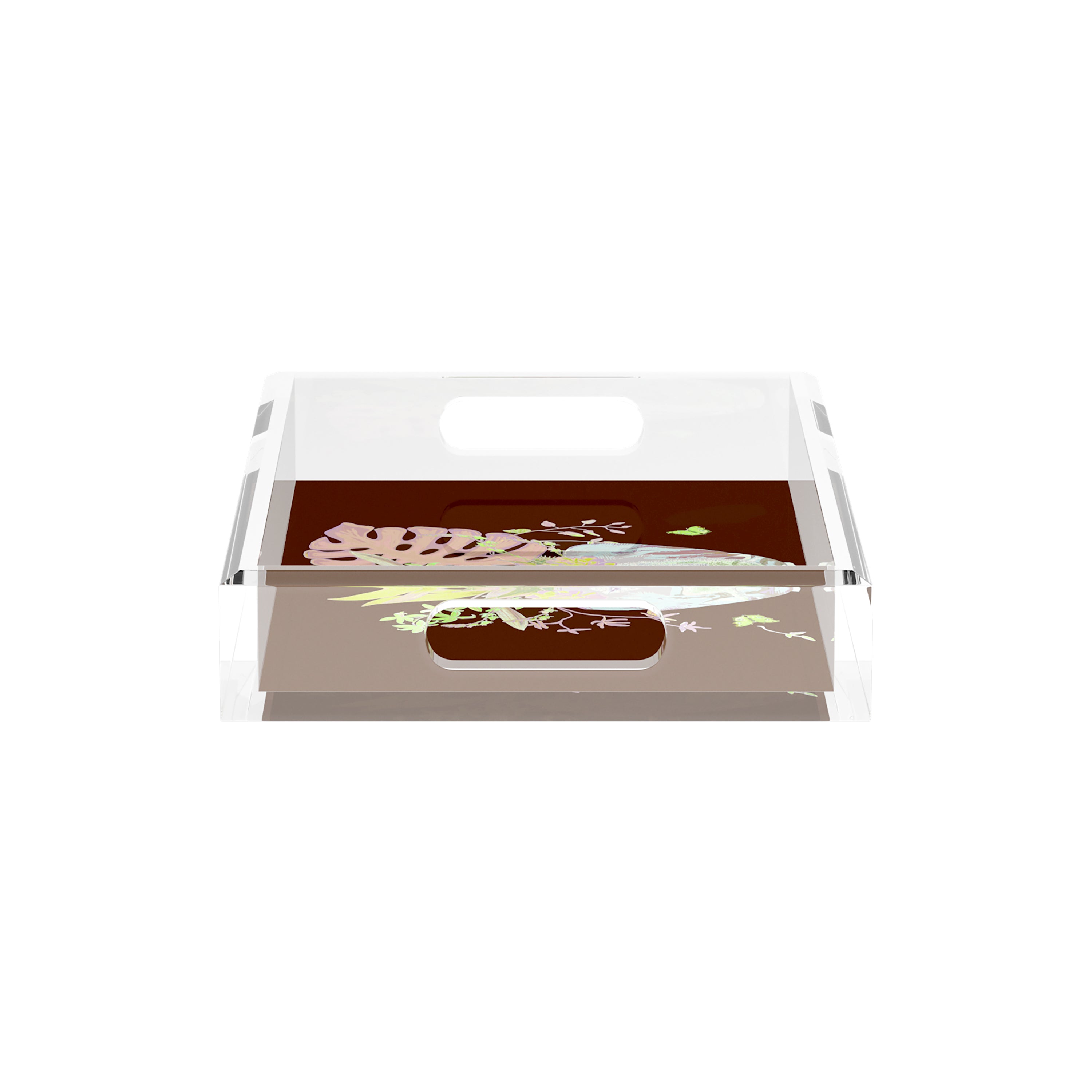 Monkey Large Jungle Chocolatte 12.5X7.75 Acrylic Tray - nicolettemayer.com
