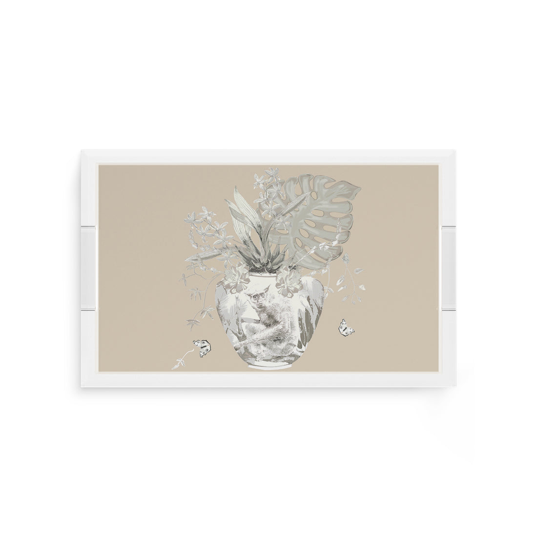 Monkey Large Jungle Greenwhich 12.5X7.75 Acrylic Tray - nicolettemayer.com
