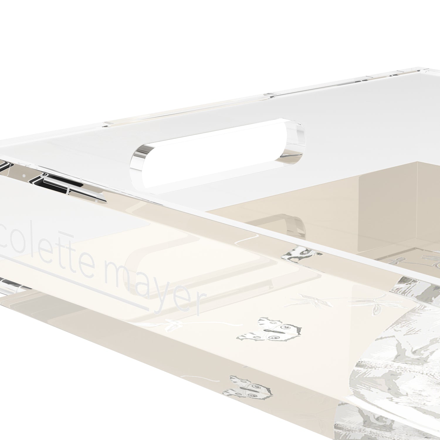 Monkey Large Jungle Greenwhich 12.5X7.75 Acrylic Tray - nicolettemayer.com
