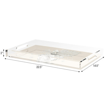 Monkey Large Jungle Greenwhich 22.5X14.5 Acrylic Tray - nicolettemayer.com
