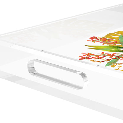 Monkey Large Jungle Dijon Acrylic Decorative Tray, 17 x 10.5 in. by Nicolette Mayer 