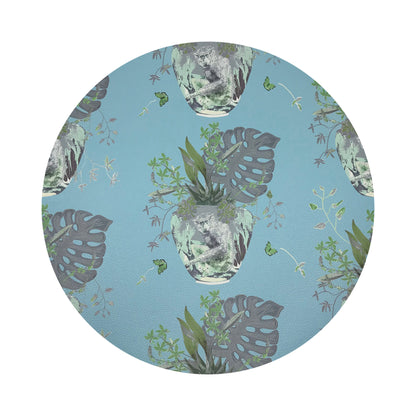 Monkey Small Jungle Bedford 16&quot; Round Pebble Placemats, Set of 4 - nicolettemayer.com
