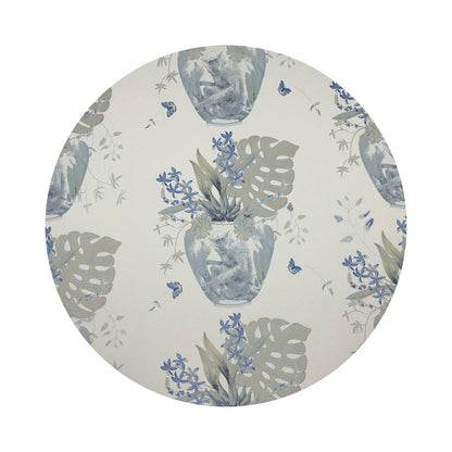 Monkey Small Jungle Powder 16&quot; Round Pebble Placemats, Set of 4 - nicolettemayer.com

