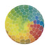 Mosaic Yellow Multi 16" Round Pebble Placemats, Set of 4 - nicolettemayer.com
