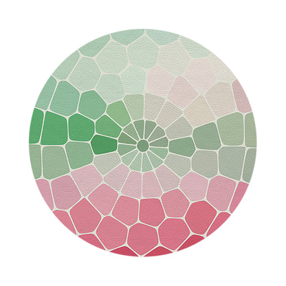 Mosaico Palm Beach 16&quot; Round Pebble Placemats, Set of 4 - nicolettemayer.com

