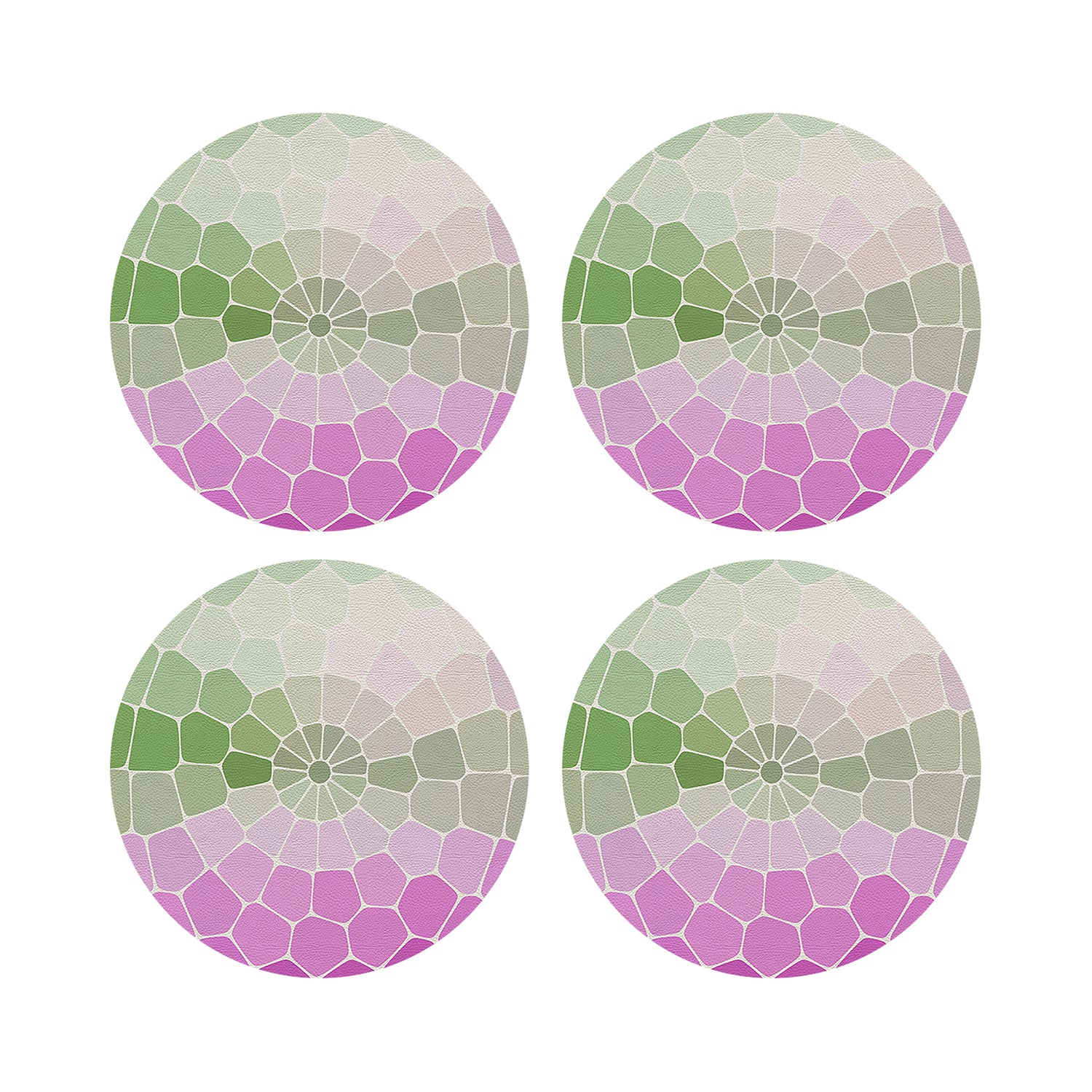 Mosaico Paris 16&quot; Round Pebble Placemats, Set of 4 - nicolettemayer.com
