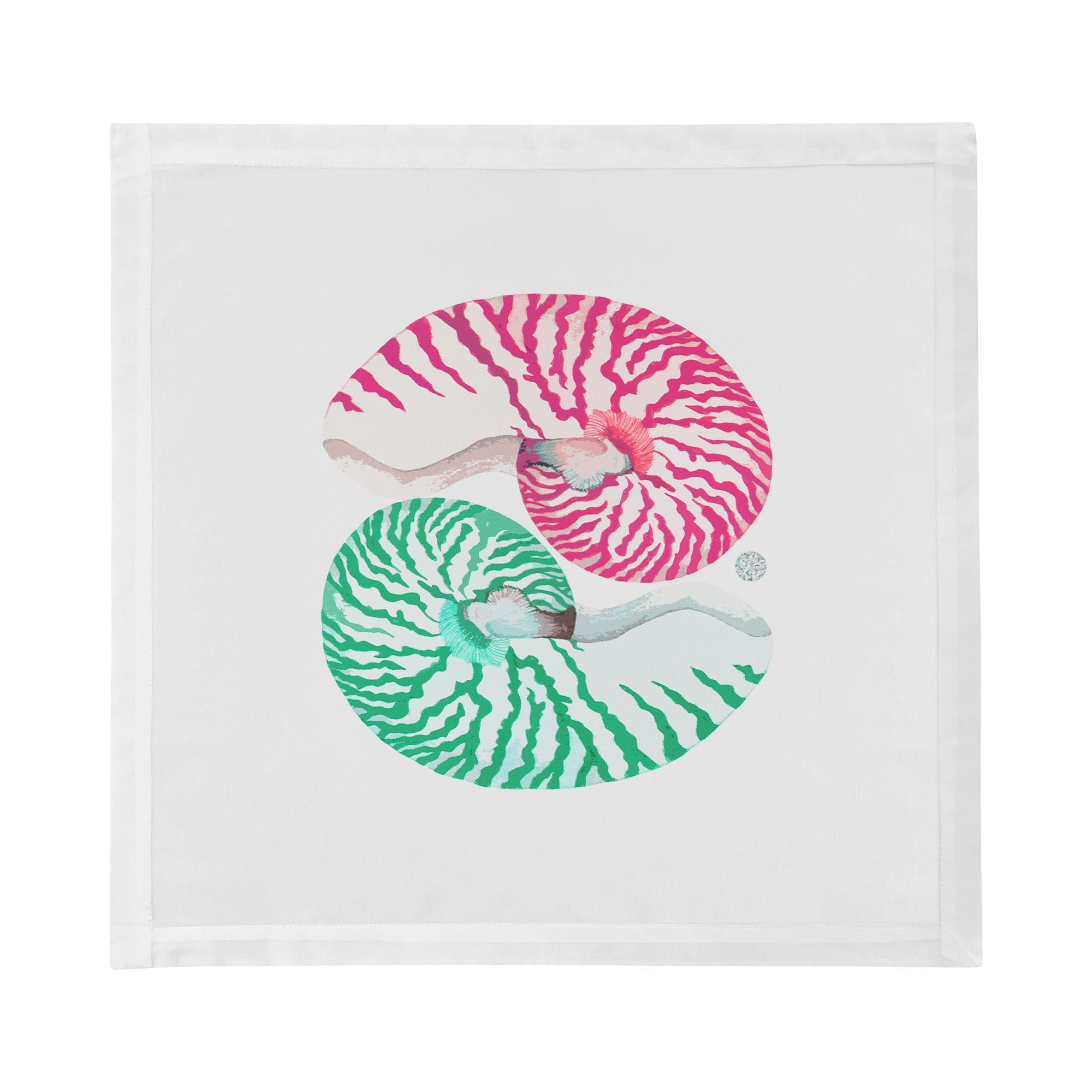 Nautilus Palm Beach Cotton Sateen Dinner Napkins
