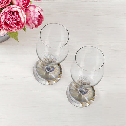 Nautilus PEARL Vegan Leather Round Coasters