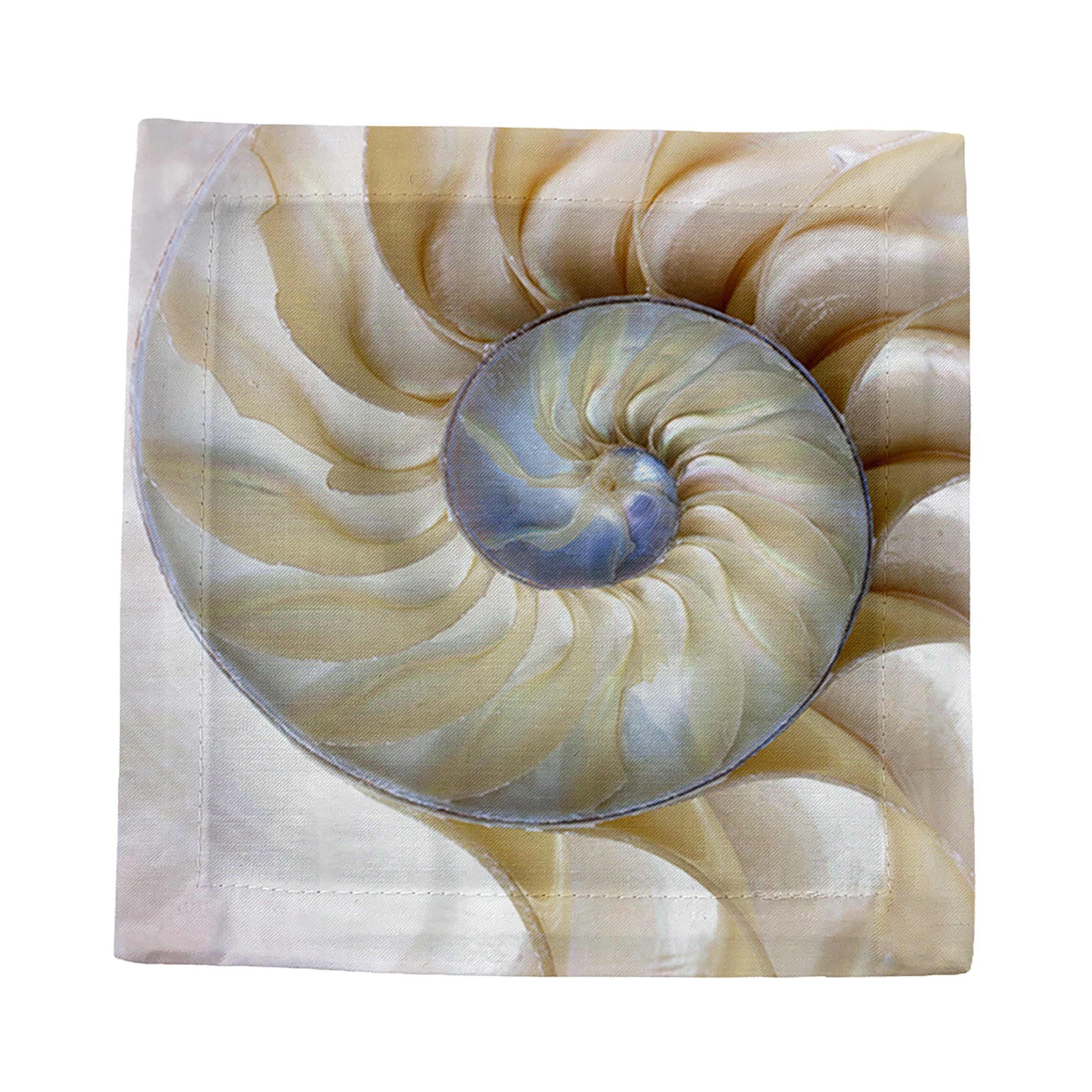 Nautilus Pearl Cotton Sateen Cocktail Napkins