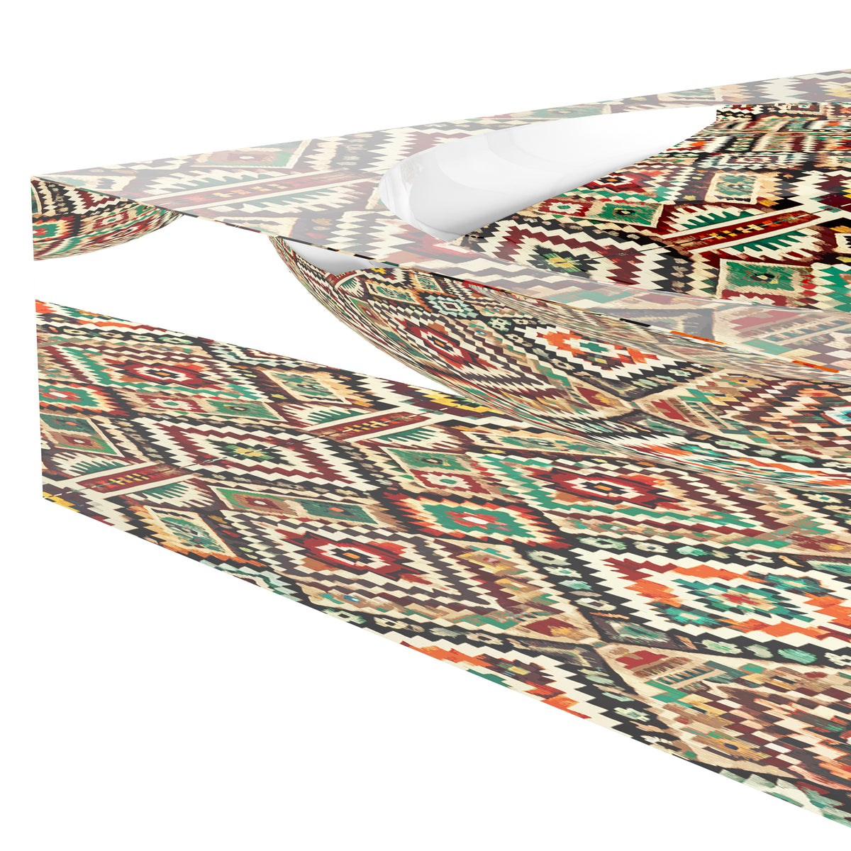 Navajo Blanket Warm Acrylic Candy Catchall Dish