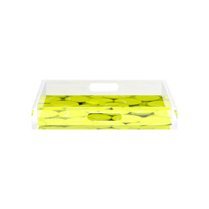 Tennis Neon Balls 12X12 Acrylic Tray - nicolettemayer.com 