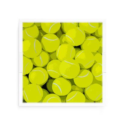Tennis Neon Balls 12X12 Acrylic Tray - nicolettemayer.com 