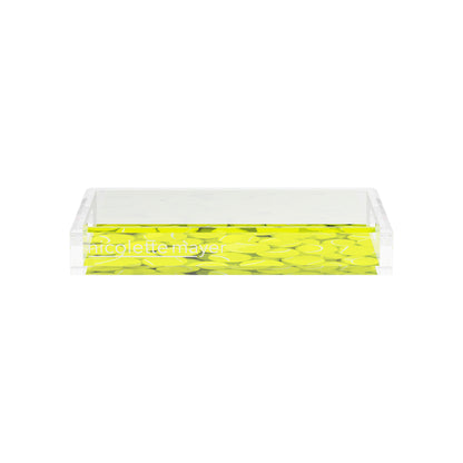 Tennis Neon Balls  12.5x7.75 Acrylic Tray - nicolettemayer.com 