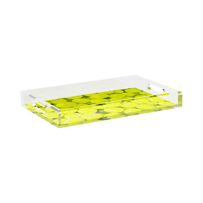 Tennis Neon Balls  17X10.5 Acrylic Tray - nicolettemayer.com 