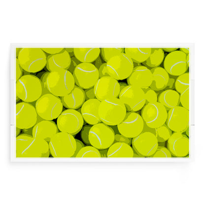 Tennis Neon Balls  22.5x14.5 Acrylic Tray - nicolettemayer.com 