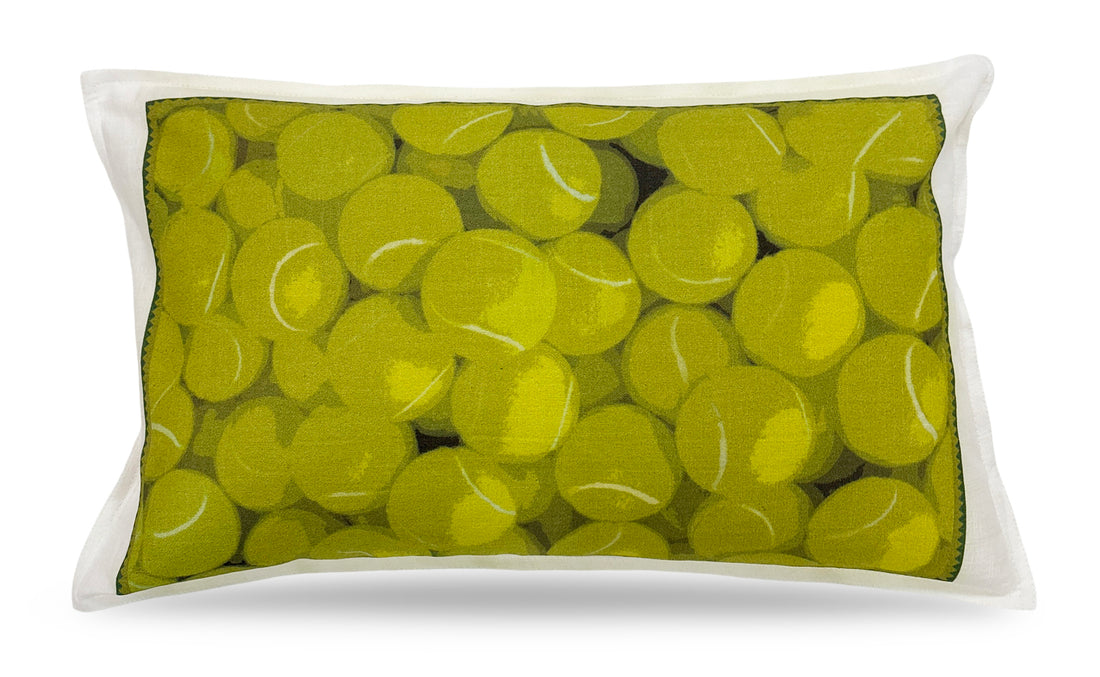 Neon Balls 20x12 White Flange Pillow