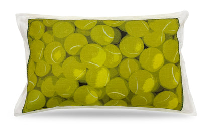 Neon Balls 20x12 White Flange Pillow