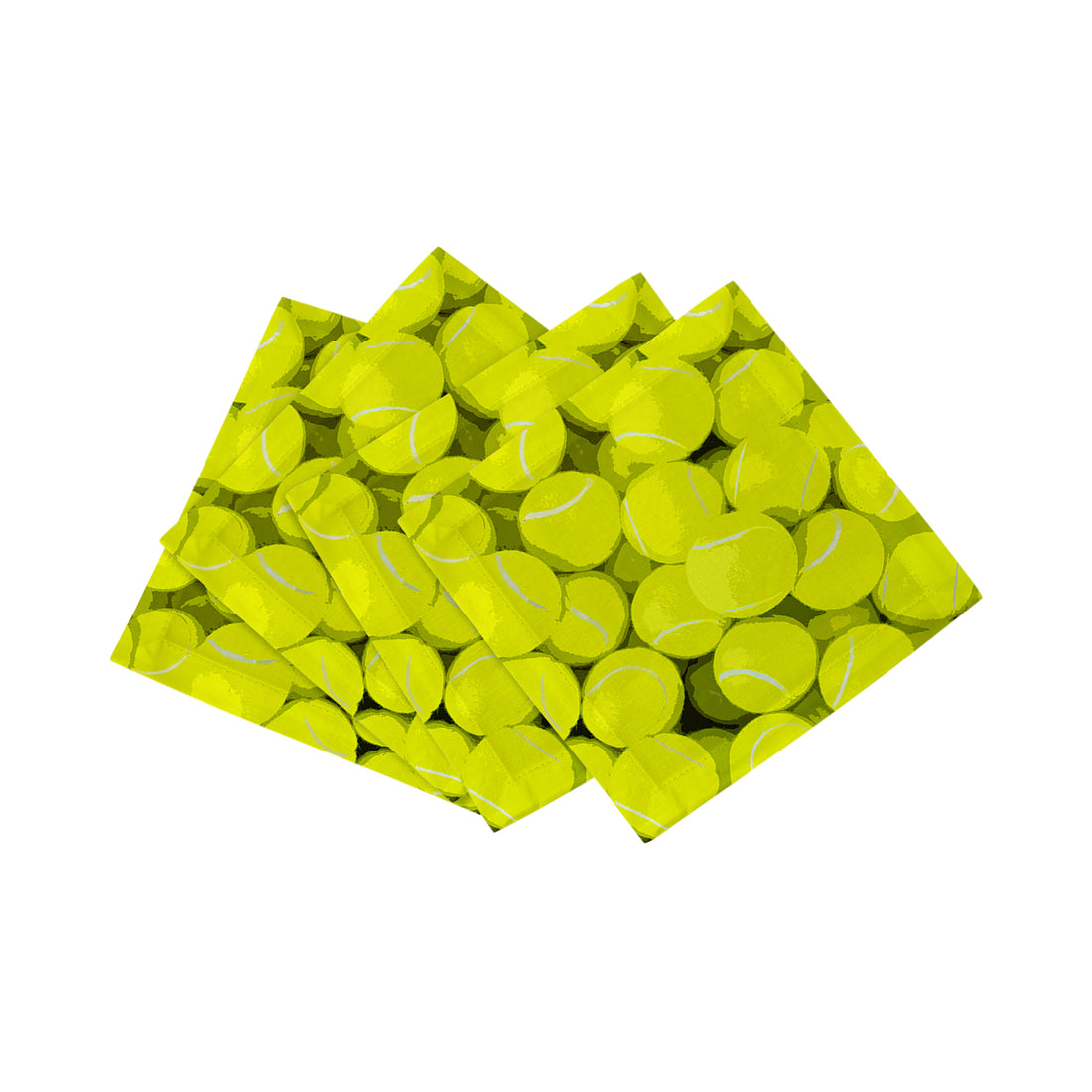 Neon Balls Cotton Sateen Cocktail Napkins - nicolettemayer.com