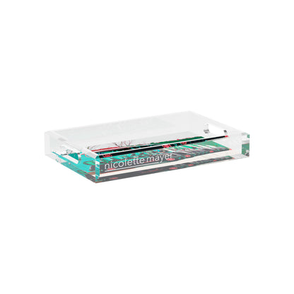 Golf Nine Iron Green  12.5x7.75 Acrylic Tray - nicolettemayer.com 