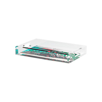 Golf Nine Iron Green  12.5x7.75 Acrylic Tray - nicolettemayer.com 