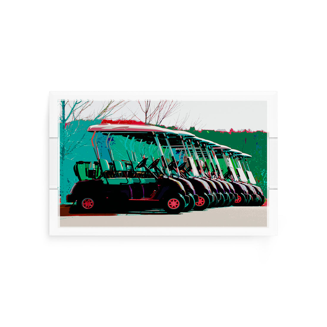 Golf Nine Iron Green  12.5x7.75 Acrylic Tray - nicolettemayer.com 