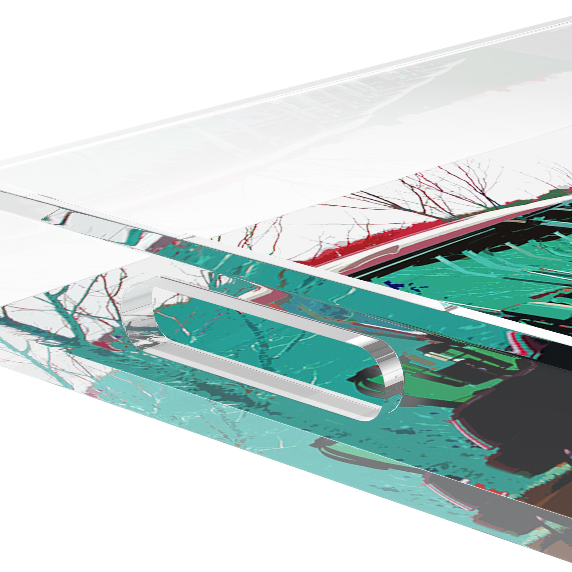Golf Nine Iron Green  12.5x7.75 Acrylic Tray - nicolettemayer.com 